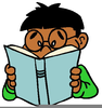 Students Reading Clipart Image