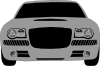 Grey Sports Car Clip Art