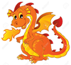 Free Fire Breathing Dragon Clipart Image
