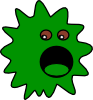 Green Virus Clip Art