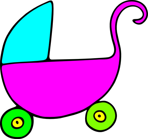 Baby Stroller Clip Art at Clker.com - vector clip art online, royalty free  & public domain