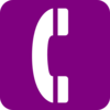 Phone Light Purple Clip Art