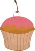 Pink Cupcake Clip Art