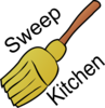 Chore: Sweep Kitchen Clip Art