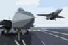 Uss Kitty Hawk - F-14 Landing Clip Art