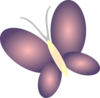 Lilac Butterfly Clip Art