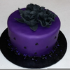 Purple Birthday Cake Image