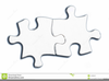 Black And White Puzzle Piece Clipart Image