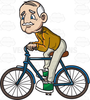 Funny Bike Riding Clipart Image