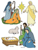 Jesus Christ Birth Clipart Image