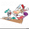 Cartoon Christmas Dog Clipart Image