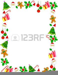 Clipart Christmas Stockings Borders Image