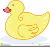 Bath Duck Clipart Image