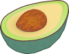 Avocado Clip Art