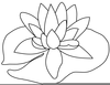 Lilly Pad Clipart Image