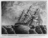 U.s. Ship Independance, Razee, Bearing The Broad Pennant Of Com. Charles Stewart, Struck By A Squall, Off The Coast Of America, Sept. 8th 1842. Drawn By George Filley, One Of The Crew  / E.b. & E.c. Kellogg, 144 Fulton St., N.y. & 136 Main St. Hartford, Conn. Image