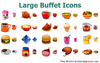 Large Buffet Icons Image