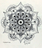 Mandala Flower Sketch Image