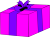 Pink Gift Box Clip Art