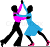 Silhouette Couple Clipart Image