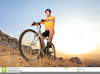 Person Riding A Bike Clipart Image