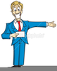 Game Show Host Clipart Image