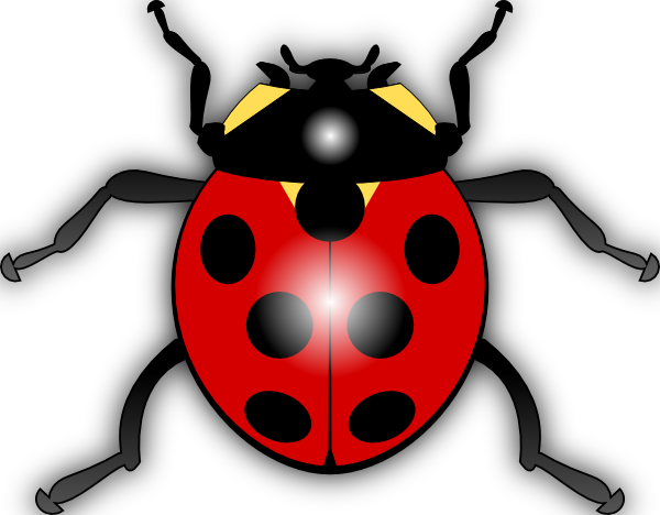 ladybug flying clipart - photo #28