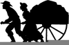 Lds Pioneer Handcart Clipart Image