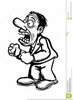 Person Yelling Clipart Image