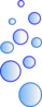 Lots Of Blue Bubbles 45 Clip Art