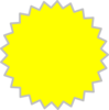 Yellow Burst Clip Art