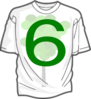Green 6 T-shirt 7 Clip Art