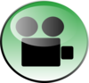 Green Video Icon-green Clip Art