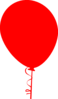 Red Balloon Clip Art