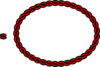 Red Rope Border Clip Art