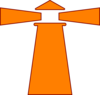 Lighthouse Orange-brown Clip Art