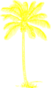 Yellow Palm Tree Clip Art