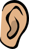 Ear - Body Part Clip Art