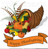 Cornucopia Free Holiday Clipart Image