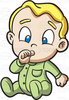 Baby Boy Items Clipart Image