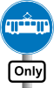 Electric Metro Bus Road Sign Station Clip Art