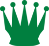 Green Queen Crown Clip Art