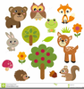 Cute Animal Cliparts Image