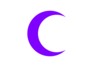 Purple Crescent Clip Art