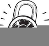 Combination Lock Clipart Image