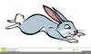 Free Rabbit Clipart Black And White Image