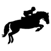 Horse And Rider Clipart Image