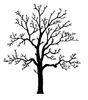Clipart Oak Tree Silhouette Image