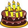 7th Birthday Cake Clip Art