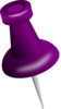 Purple Tack Clip Art